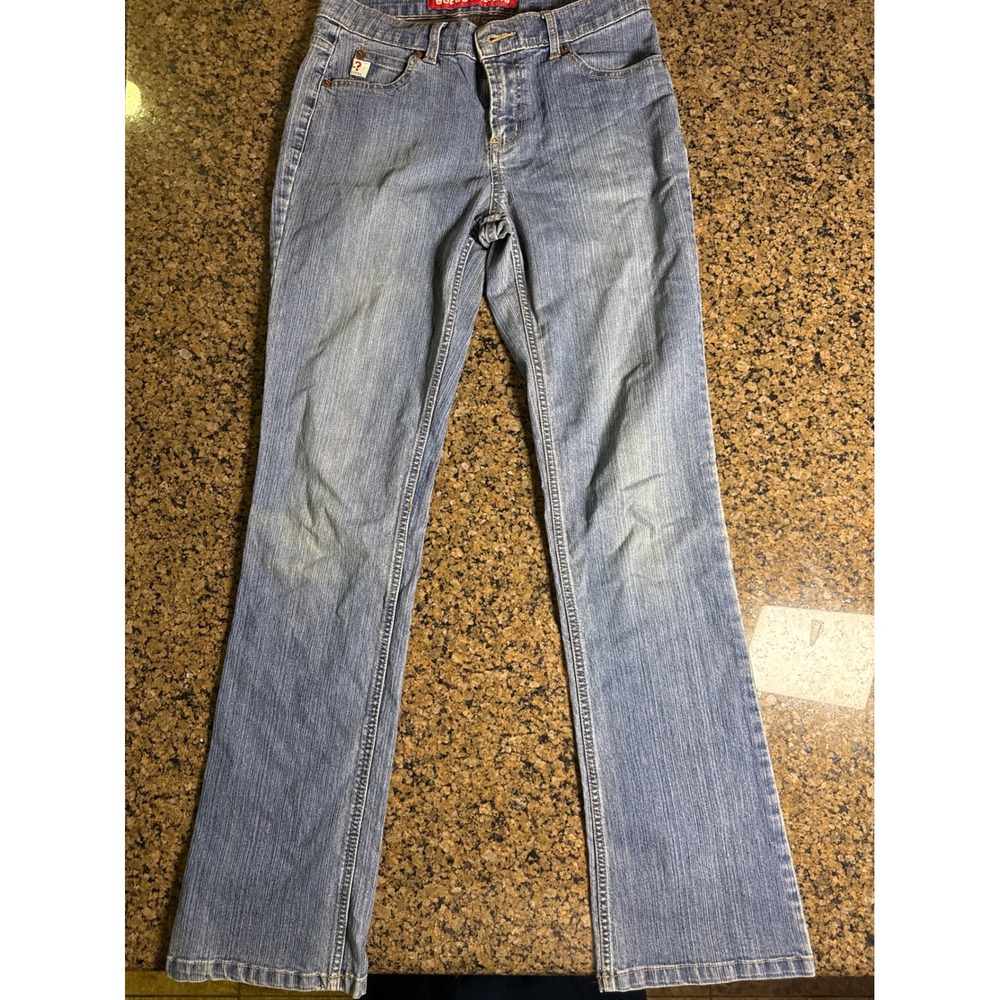 Guess Jeans Womens 28 Light Wash Bootcut Denim Stretch Blue L0BS3048 W28 L32